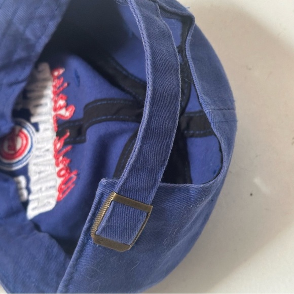 MLB Chicago Cubs Baseball World Series Champions Cap Blue Hat - Picture 4 of 5